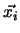 $\vec{x_i}$